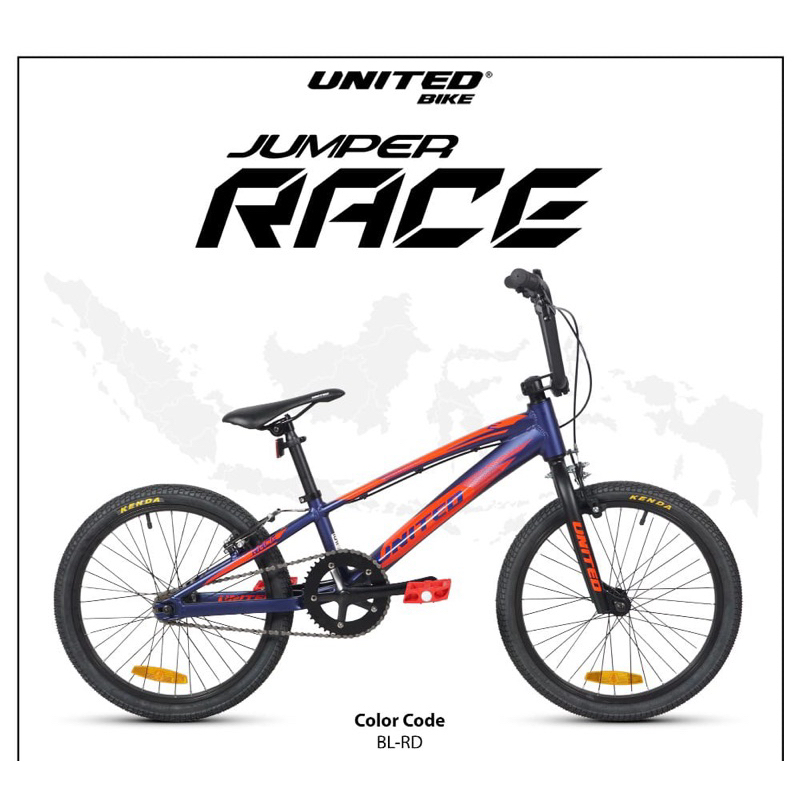 Sepeda BMX Anak United 20 Inch Jumper Race