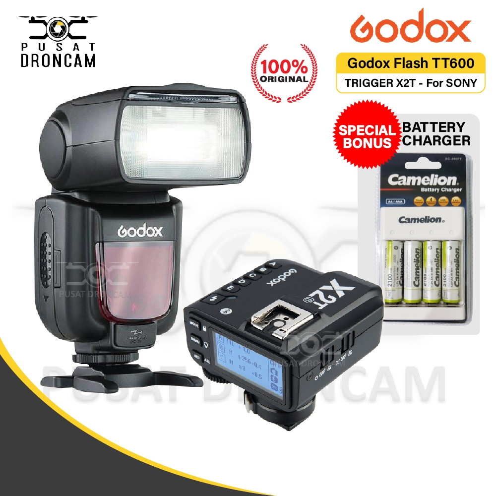 Godox Flash TT600 & X2T CANON NIKON SONY FUJIFILM OLYMPUS TT 600