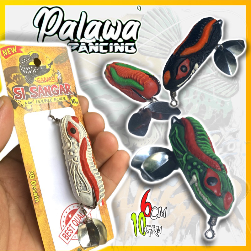 Softfrog  Si sangar Uk Besar 6cm Lure Toman & Gabus Besar