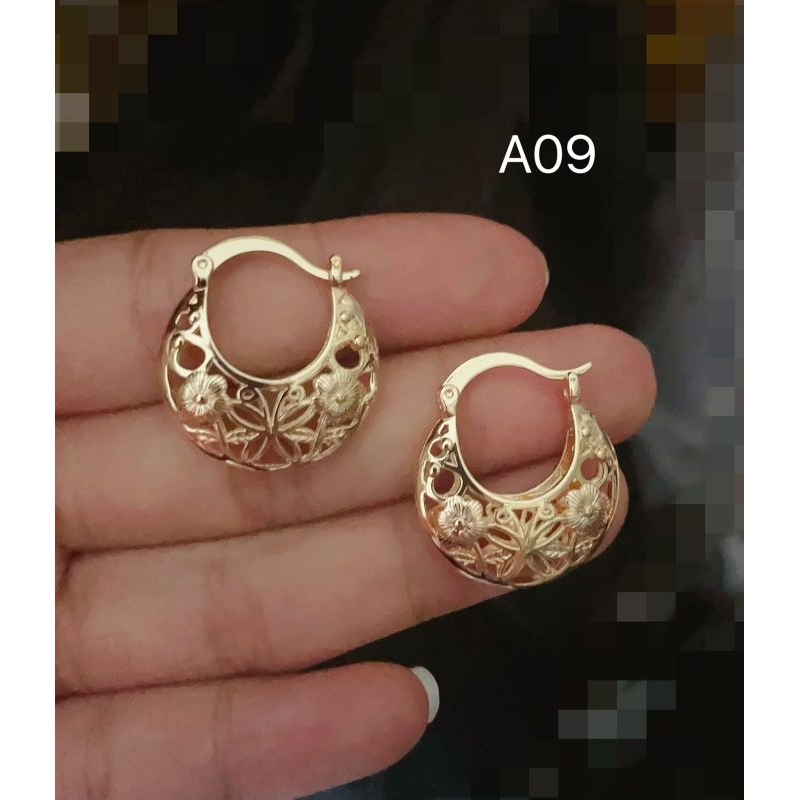 Anting lapis emas model kekinian cantik banget