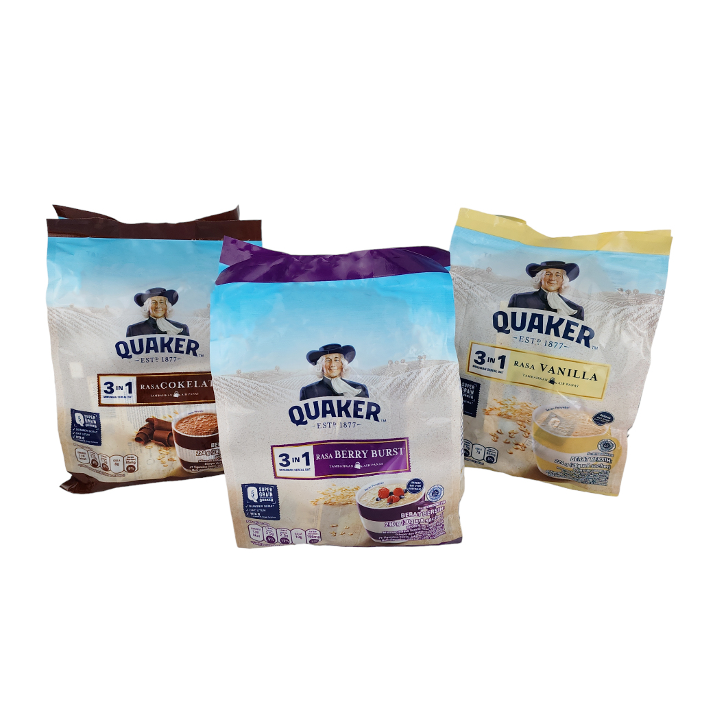 

Quaker Oat 3 IN1 - Netto 224 gr( 28gr x 8 bks)