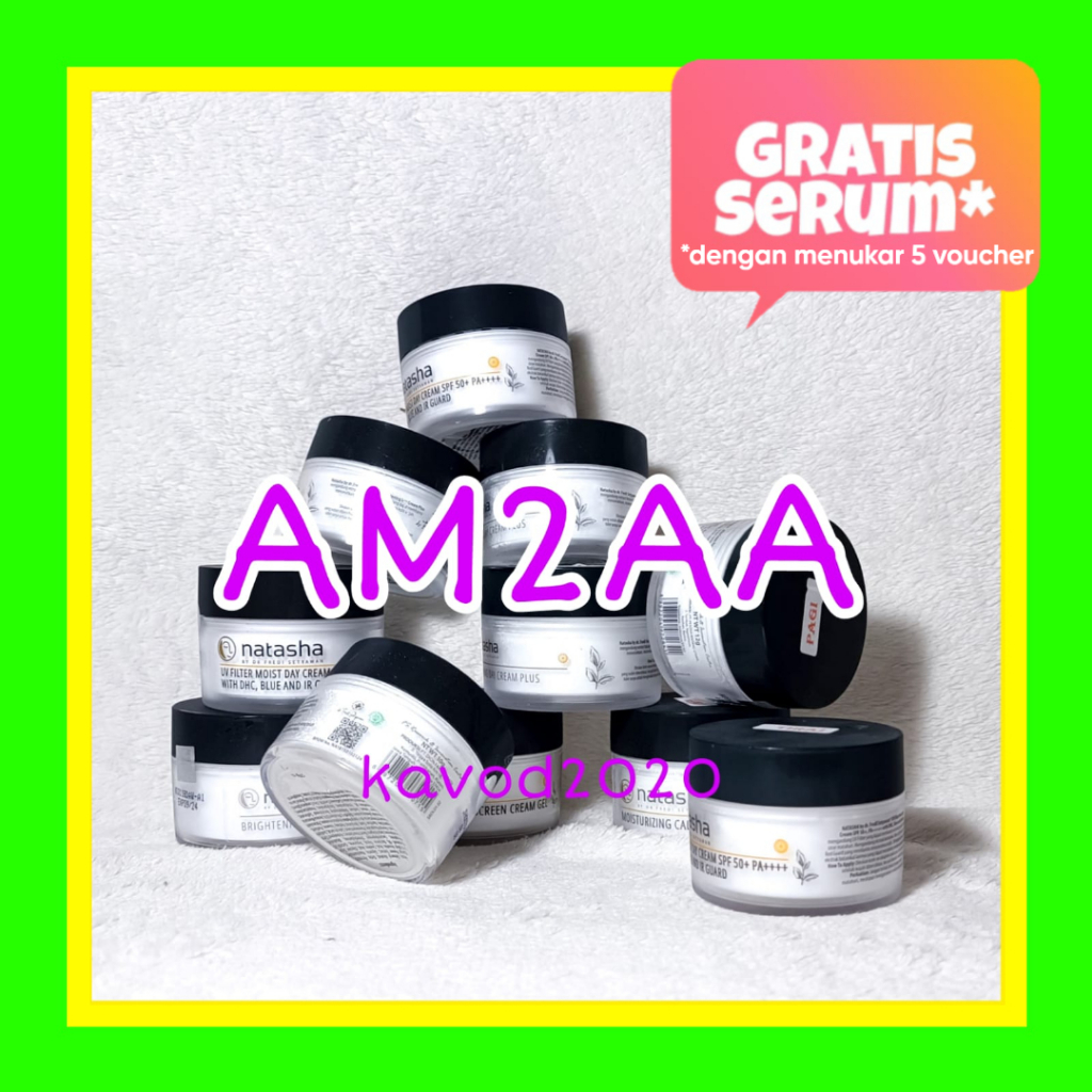 Krim Jerawat Malam AM2AA Natasha Acne Night Cream 10 gram by dr Fredi Setyawan Original Skincare Kri