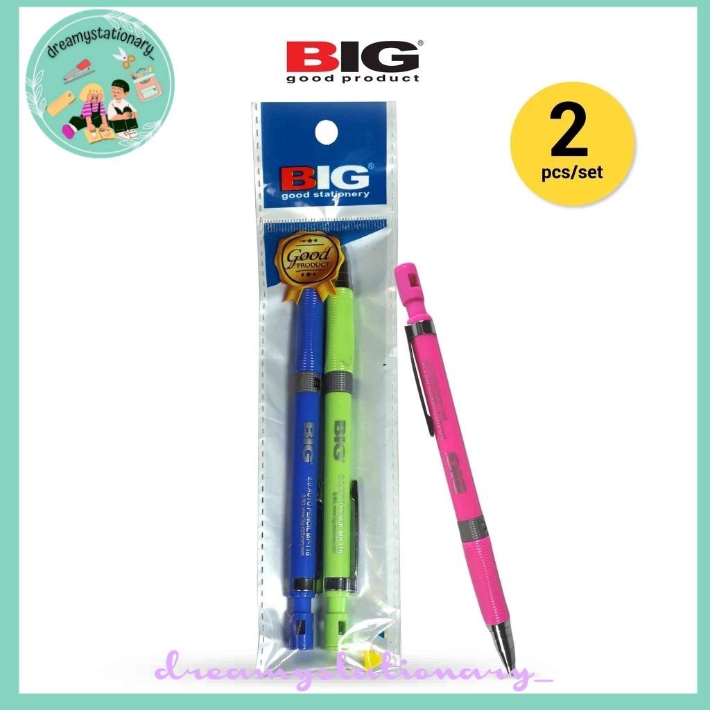 

B) BIG Pensil Mekanik 2.0 MP-116 2PCS