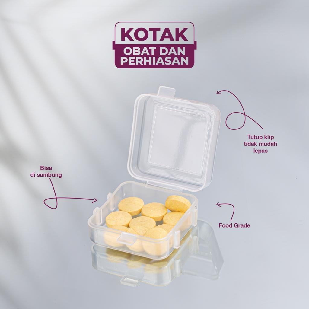 KOTAK MINI KECIL // TEMPAT PERHIASAN ANTING // MEMORY CARD EARPLUG KOTAK PLASTIK SERBAGUNA MINI BOX AKSESORIS MANIK MANIK