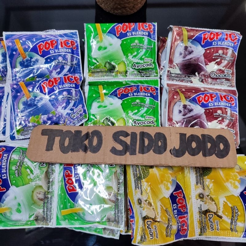 

Pop Ice all varian renteng 10 sachet renceng