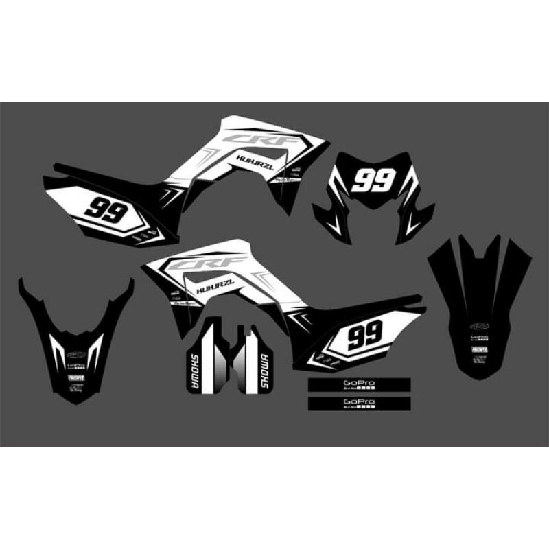 Stiker crf 150 L fullbody custom sticker honda crf 150 decal fullbody crf 150 L desain custom minima