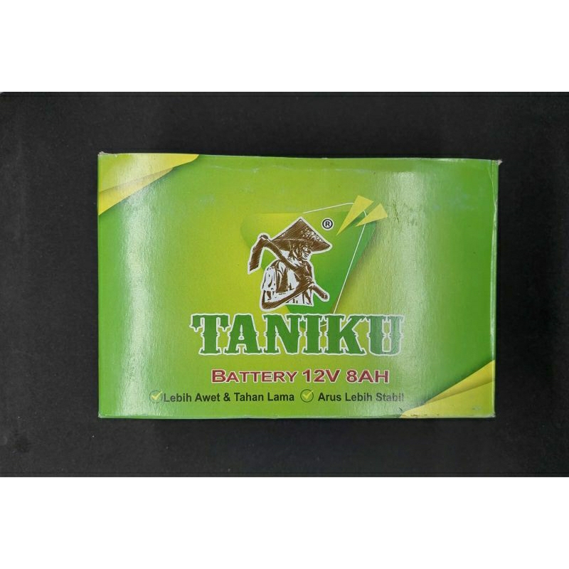 Battery Baterai Sprayer Elektrik Taniku 12V 8AH 20HR Aki Kering
