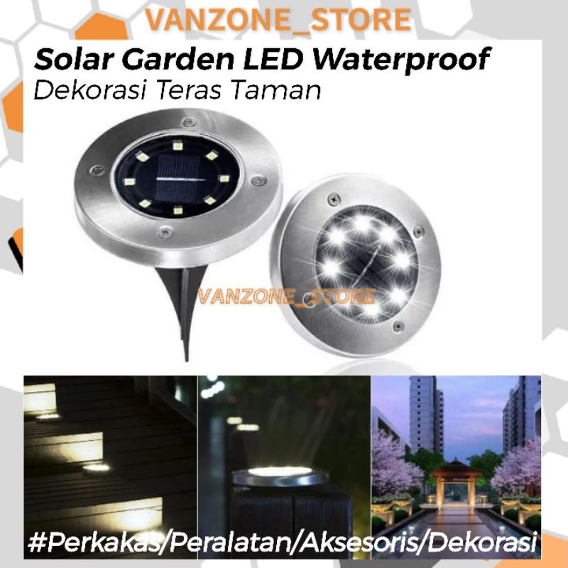 Lampu Tanam Taman Lantai Outdoor Solar Garden Light 20LED Waterproof