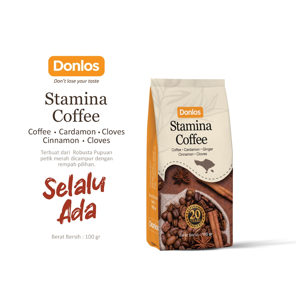 

Donlos Stamina Coffee 100 gram