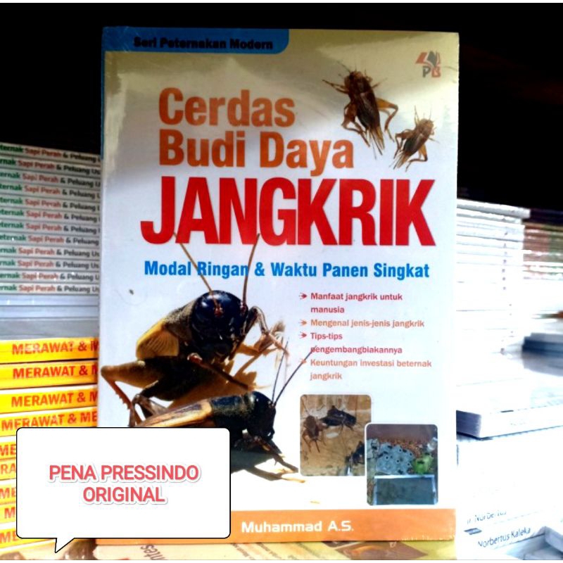 BUKU CERDAS BUDIDAYA JANGKRIK - MUHAMMAD - TEKNIK BUDIDAYA JANGKRIK