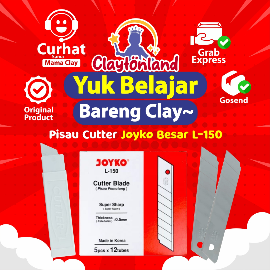 

Isi / Refill / Pisau Cutter Joyko Besar L-150 / L150