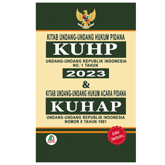 Buku KUHP (Kitab Undang-Undang Hukum Pidana) 2023 dan KUHAP