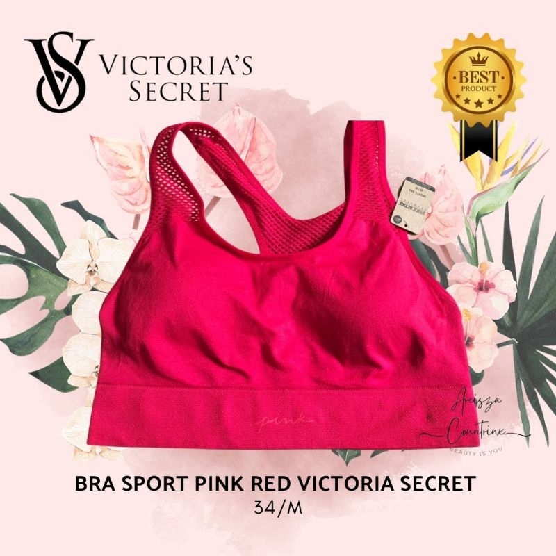 VS SPORT BRA PINK RED SERIES G 34/M