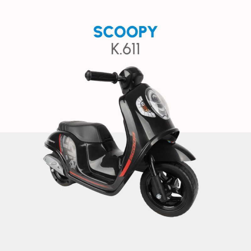 MAINAN ANAK MOTOR FOOT TO FLOOR K611 HONDA SCOOPY - PMB TOYS