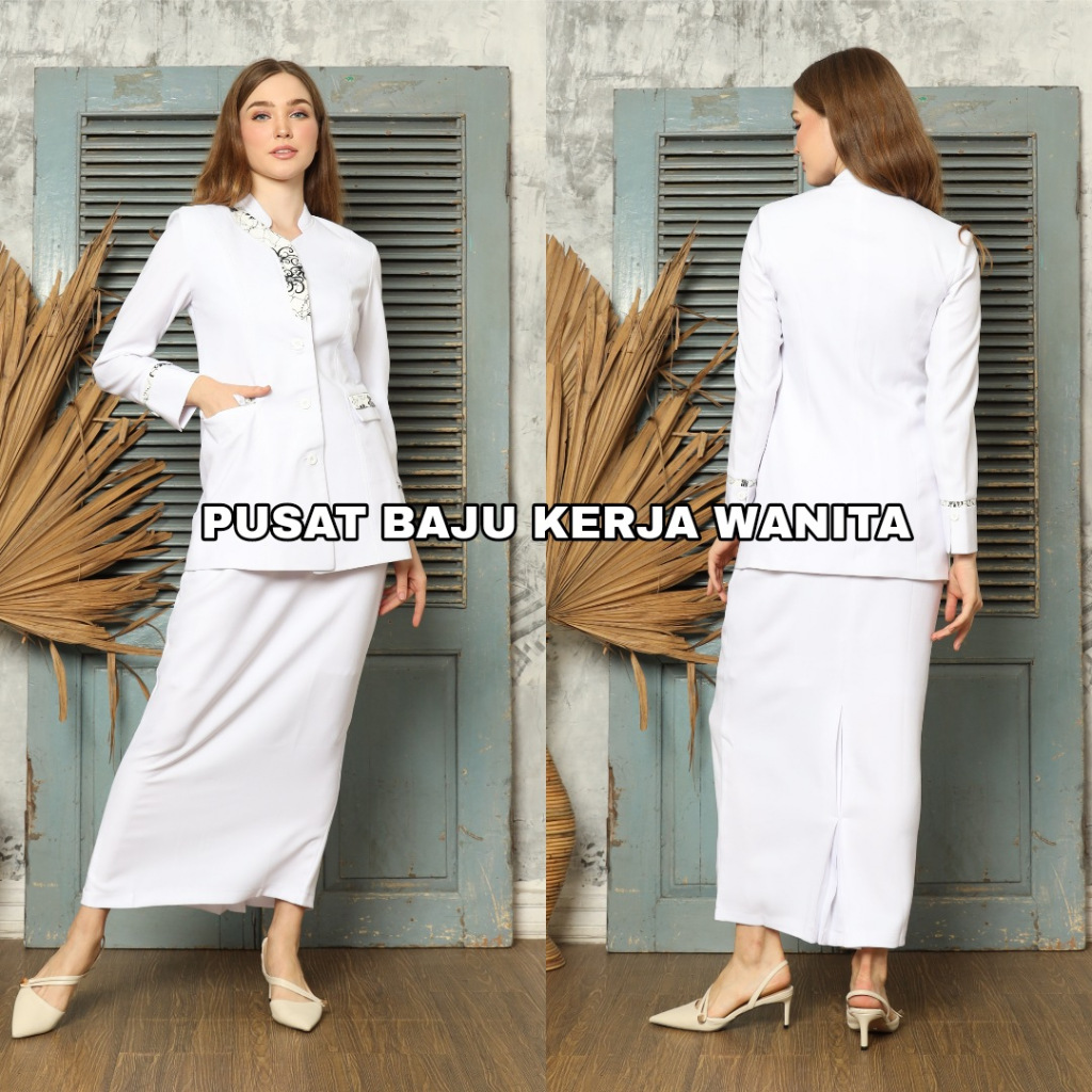 Seragam pemda wanita / Baju pdh pemda / Baju dinas pemda pns / Baju khaki pns wanita / Seragam asn w