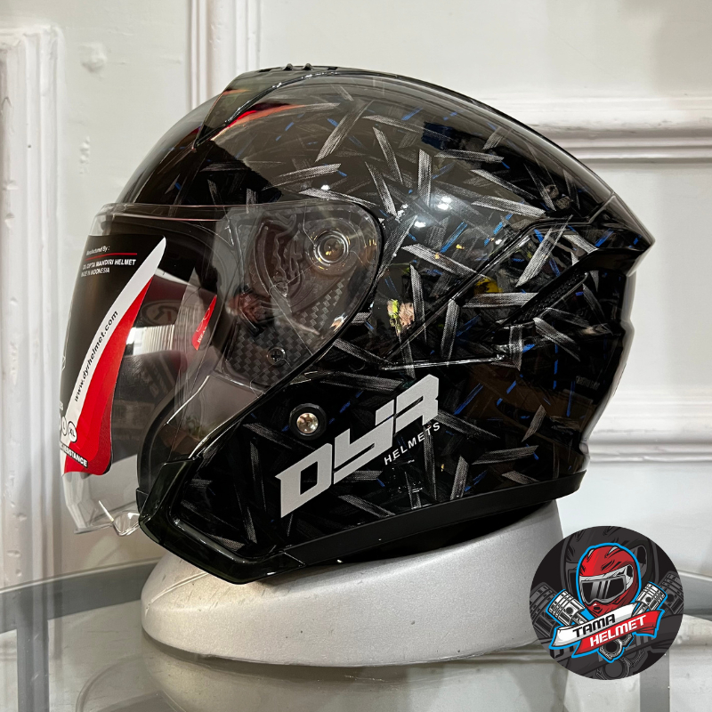 HELM DYR SUBARU MOTIF CARBON ORIGINAL SNI