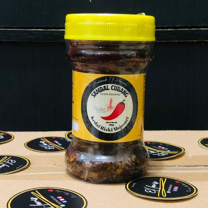 

Sabal Homemade SAMBAL CUBANG, cumi bawang (100% halal) El.Laris