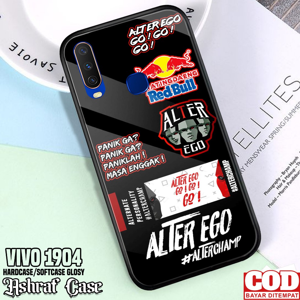 Case Vivo 1904 - Casing Vivo 1904 ( ESPRT ) Silikon Hp Vivo 1904 - Softcase Glass Kaca - Kondom Hp -