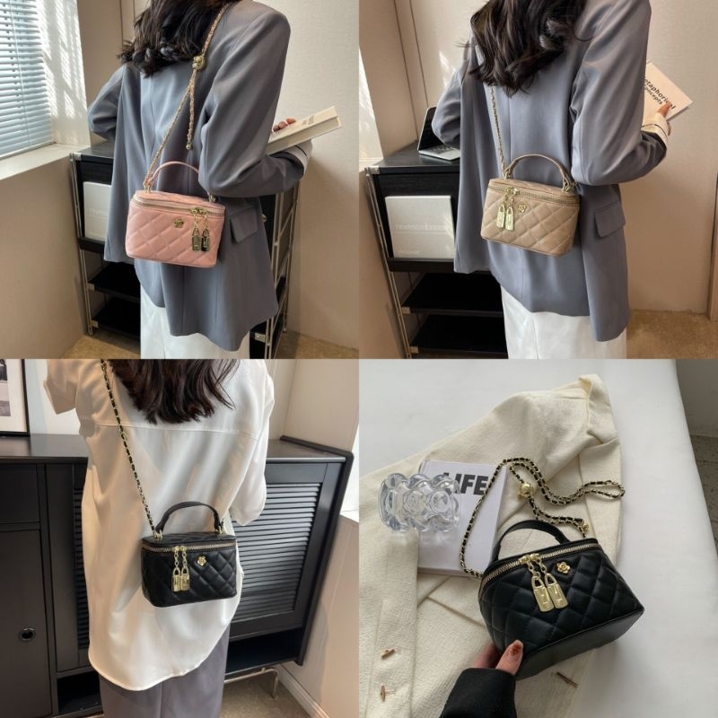 Tas Selempang Tali Rantai Wanita Import