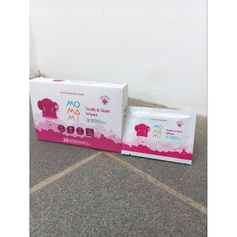 Ecer MOMAMI Tooth & Gum Wipes Tisu Basah Mulut Bayi