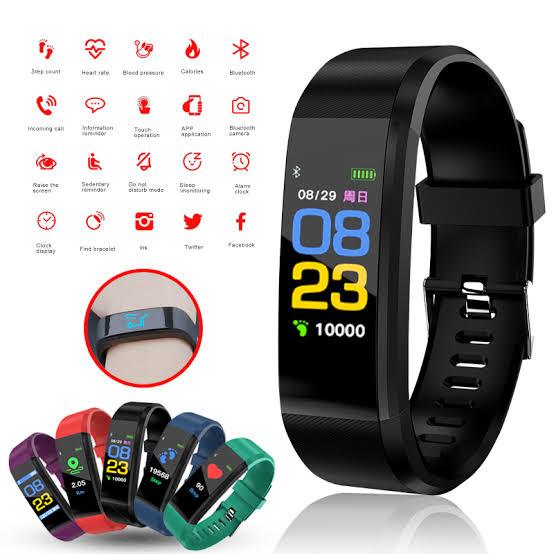 Jam Tangan Pintar Bluetooth/Smartwatch/Smart Watch 115 Plus/Anti Air/Alternatif VYATTA FitMe Lite Sm
