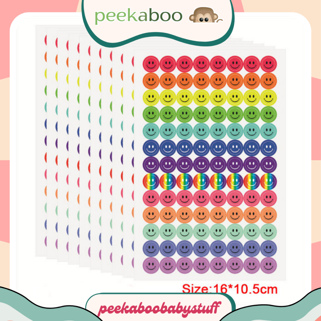 

STICKER REWARDS ANAK - SMILE RED || STICKER REWARD ANAK || STIKER LUCU DIY MURAH