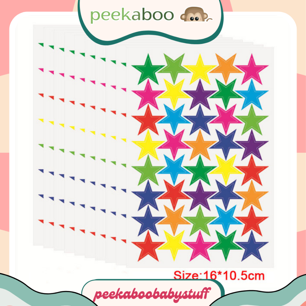 

STICKER REWARDS ANAK - BINTANG (RUNCING) || STICKER REWARD ANAK || STIKER LUCU DIY MURAH