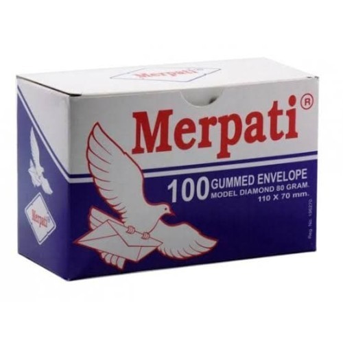 

Amplop Kecil Merpati 110x70mm 80gram (1 pack)