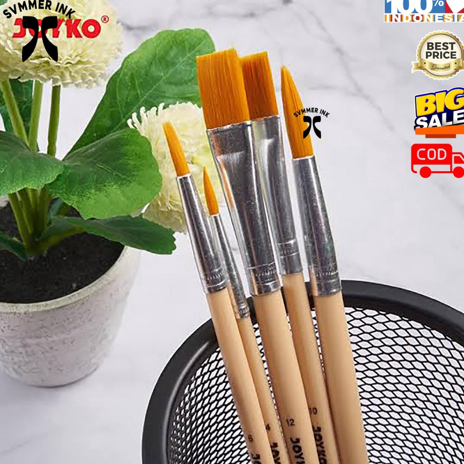 

Ready [SALE] Kuas Lukis / Brush Joyko Set BR-8 Murah Original Ready Stock