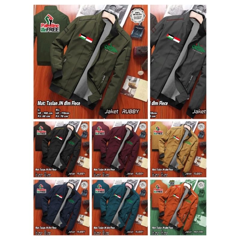 JAKET FREE PALESTINE, JAKET GAZA, JAKET SAVE PALESTINE