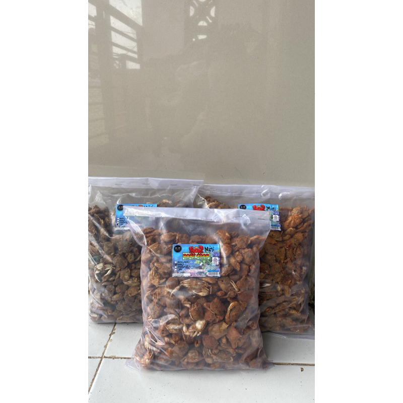 

Crab Mini 1KG | babycrab kecil super crispy | babycrab utuh by D/M Seafood