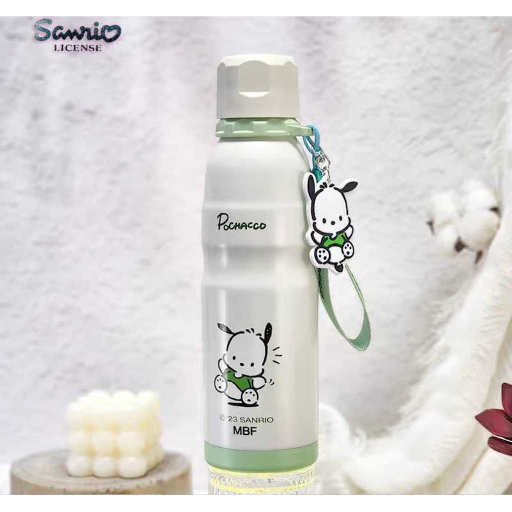 botol termos yakul sedotan teguk tuang 600ml stainless 316 insulated cup strap gantungan lucu