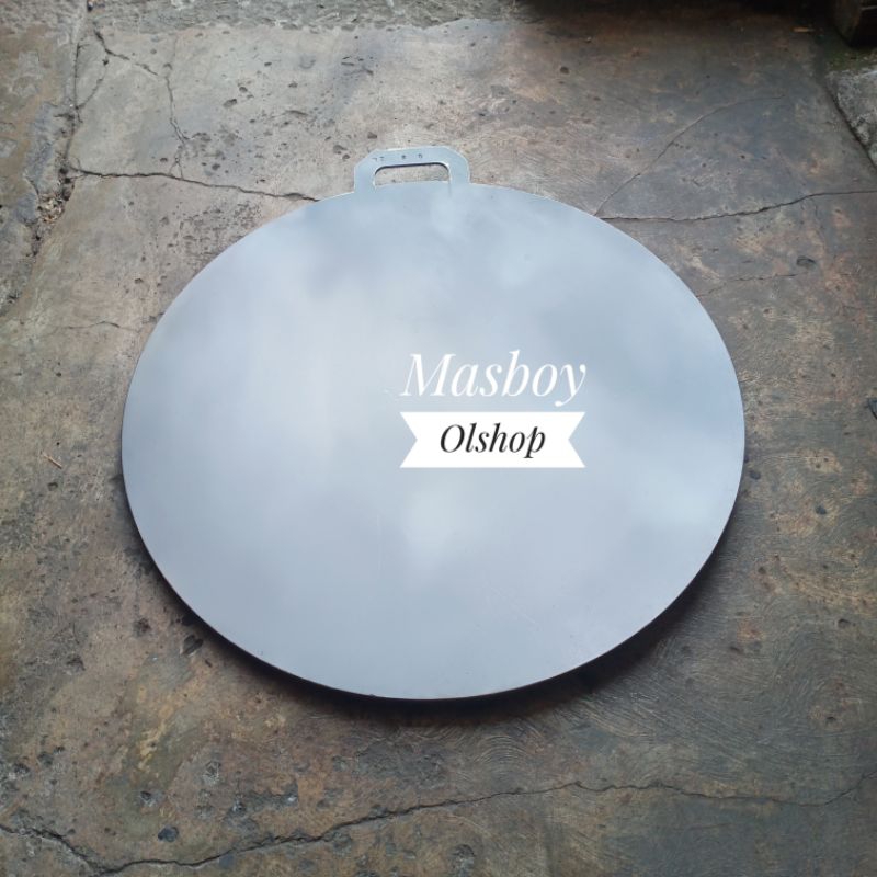 Wajan Martabak Telor / Kuali Plat Besi Baja Penggorengan Diameter 60 cm