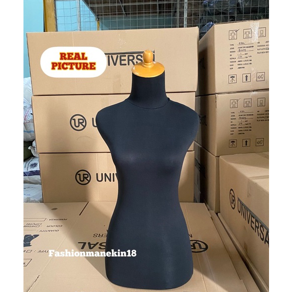 Promo PATUNG MANEKIN WANITA DRESS LAPIS BUSA 1 SET DENGAN KAKI TIANG - PATUNG BAJU CEWEK KEBAYA GAMI