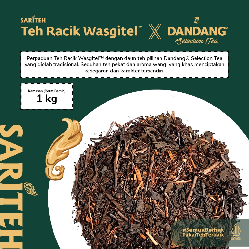 

Sariteh Indonesia x Teh Dandang - Racikan Teh Melati Khas Jawa/Javanese Jasmine Tea Blend - 1 kg