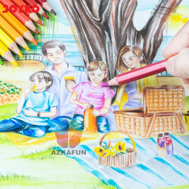

←➲❊✩ Pensil Warna JOYKO Panjang - colored pencils joyko