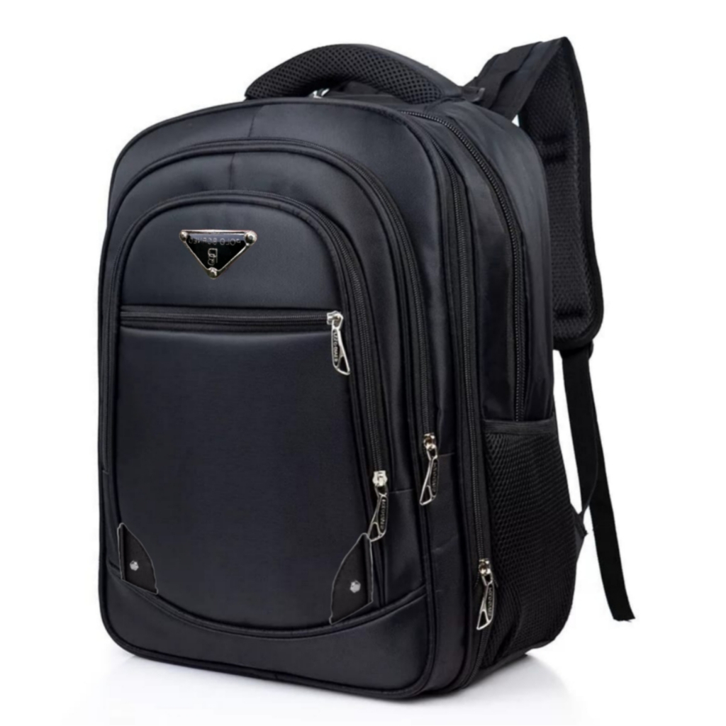 Polo Borneo Chiba Tas Ransel Original 20 Inch Black / Tas Kerja Jumbo / Tas Travel Mudik