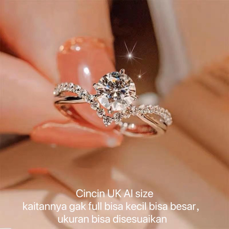 C73 (Beli 2 dapat Bonus)COD Cincin fuji  titanium wanita simple Perhiasan  Rings