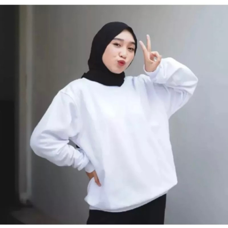 BASIC SWEATER POLOS - SWEATER OBLONG WANITA