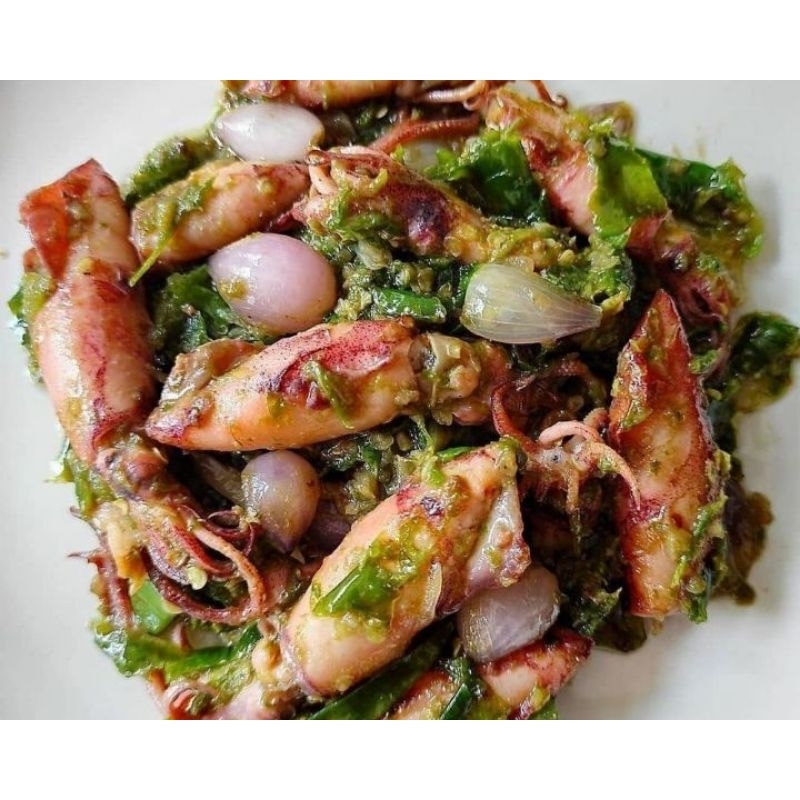 

sambal cumi jeletot cabe ijo