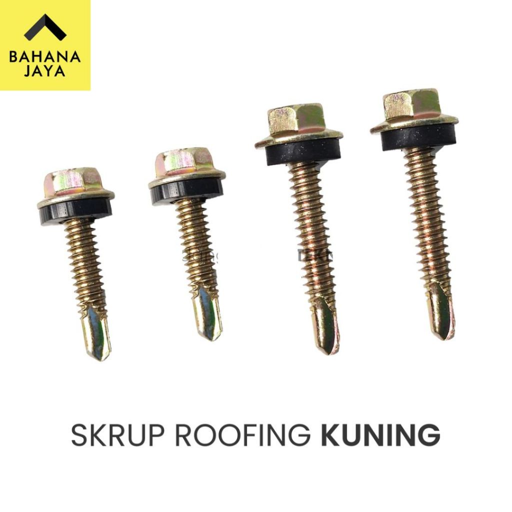 SEKRUP ROOFING KUNING / SKRUP BAJA RINGAN / BAUT BAJA RINGAN / BAUT RUMPING - MANADO