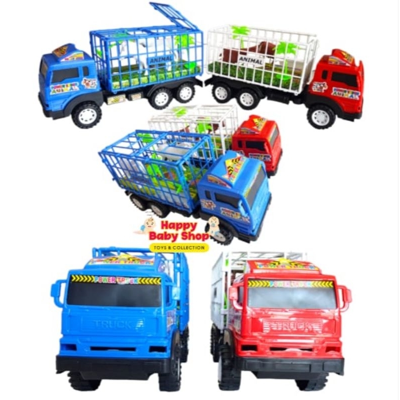 Mainan Truck Besar Pengangkut Hewan ST2071