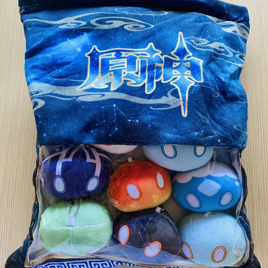 Boneka Genshin Impact BIG SIZE Elemental Slime Plush Doll Import