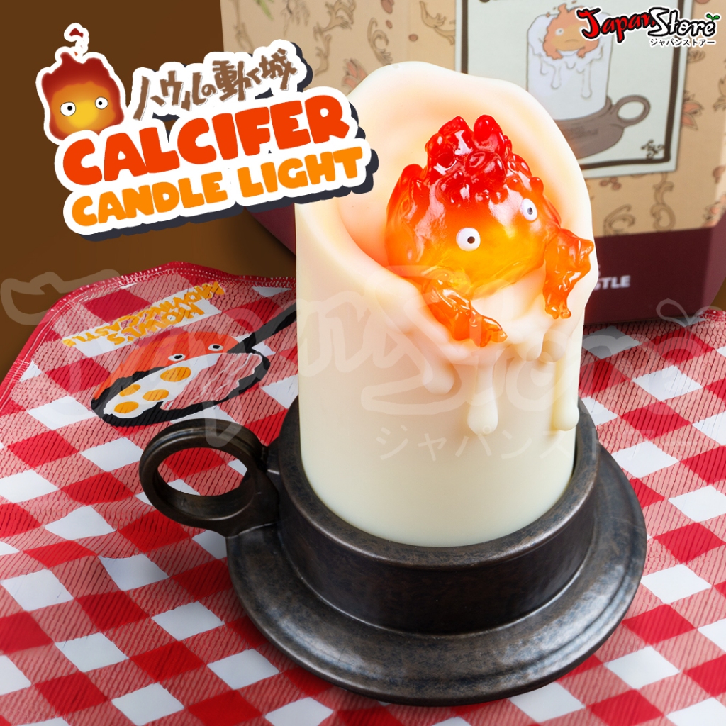 [Ghibli Official] Howls Castle Calcifer Candle Light Lamp