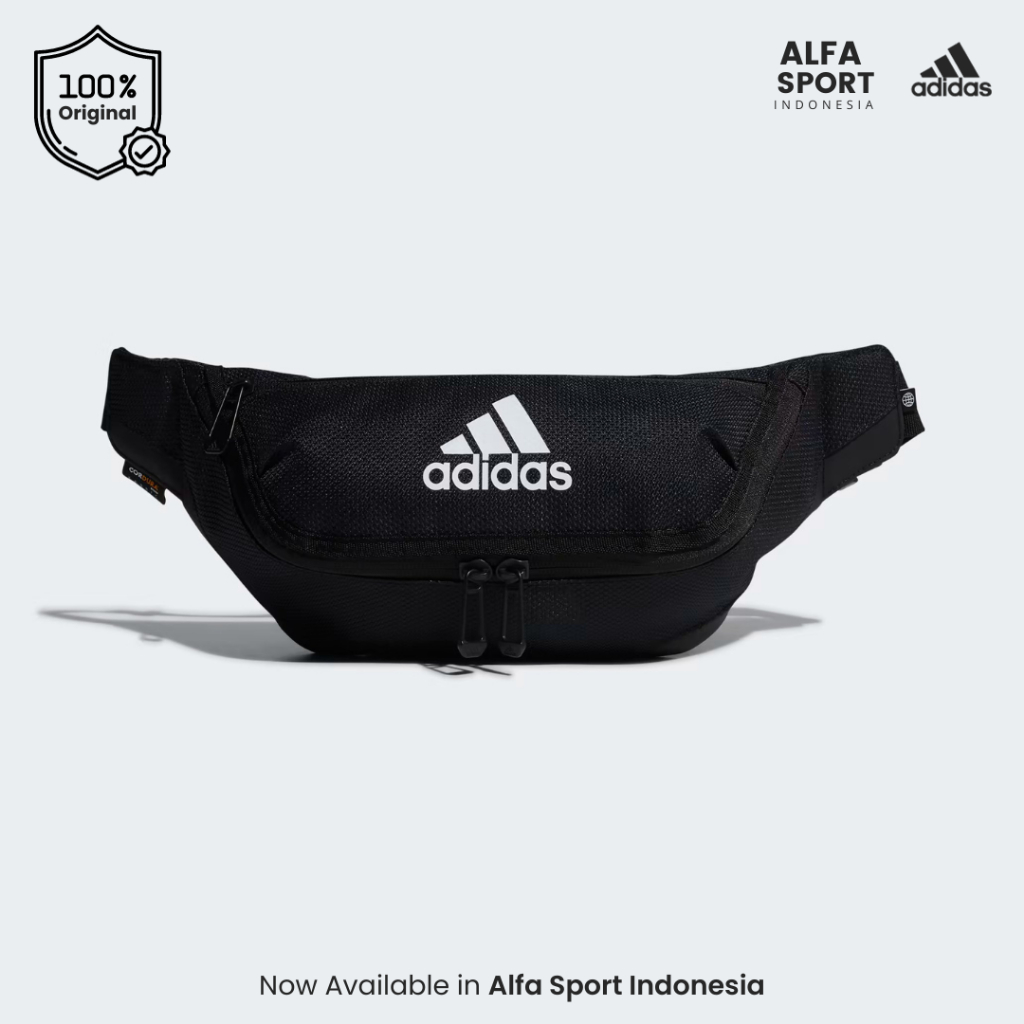 Tas Pinggang Unisex Adidas Endurance Packing System Hitam Putih