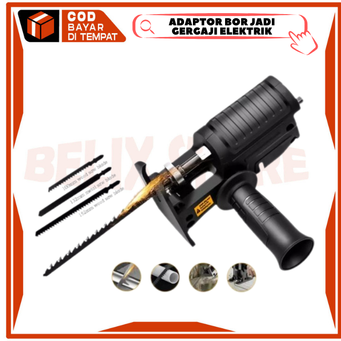 adaptor gergaji mesin bor gergaji jigsaw gergaji mesin mini gergaji mesin kayu listrik Adapter recip