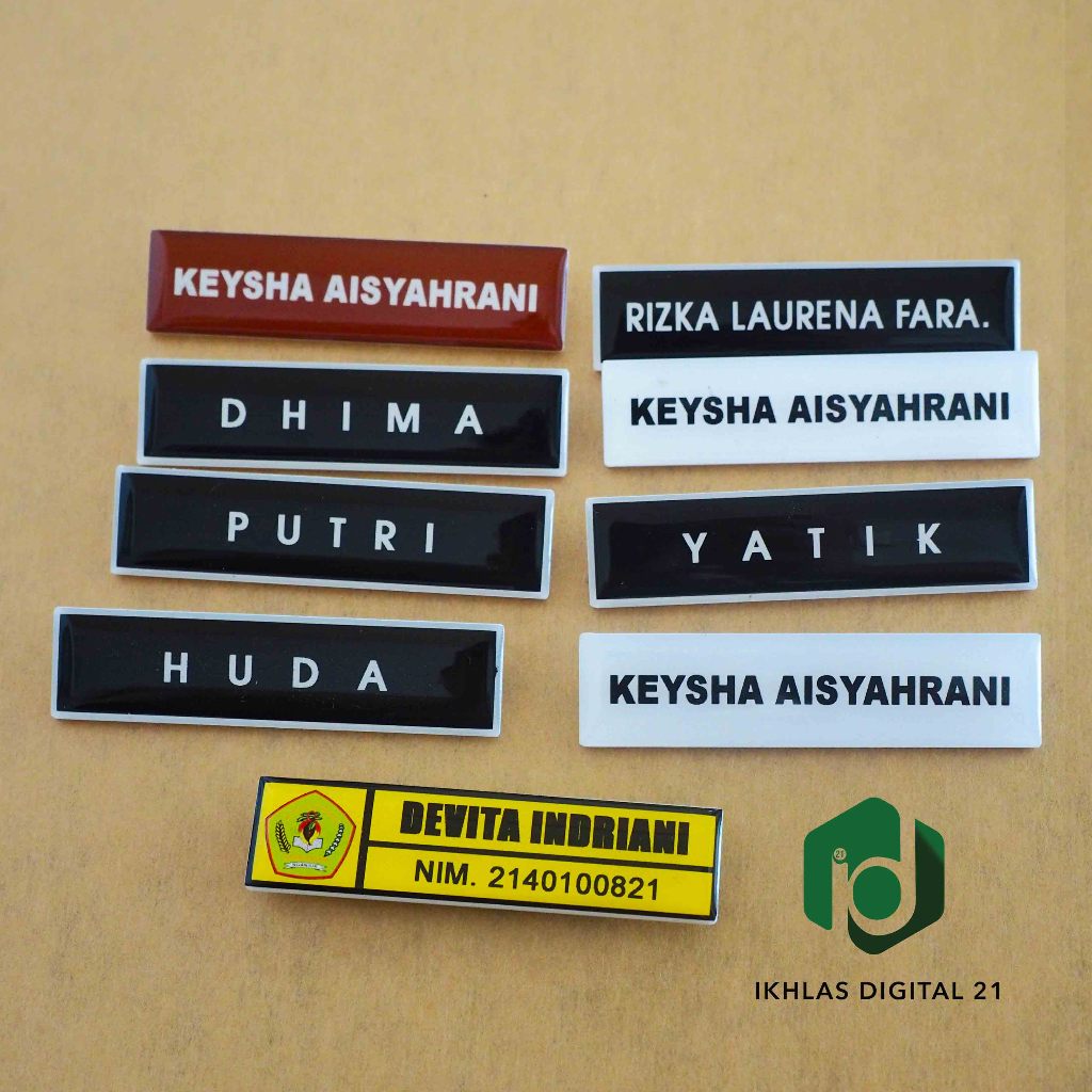 

Papan Nama Resin Bisa Pakai Logo Min Order 3 pcs