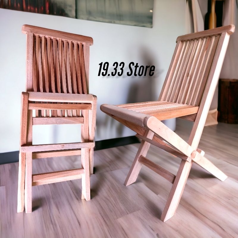 Kursi Lipat / Kursi Anak / Kursi Belajar / Kursi Lipat Anak Mini Kayu Jati Asli Jepara