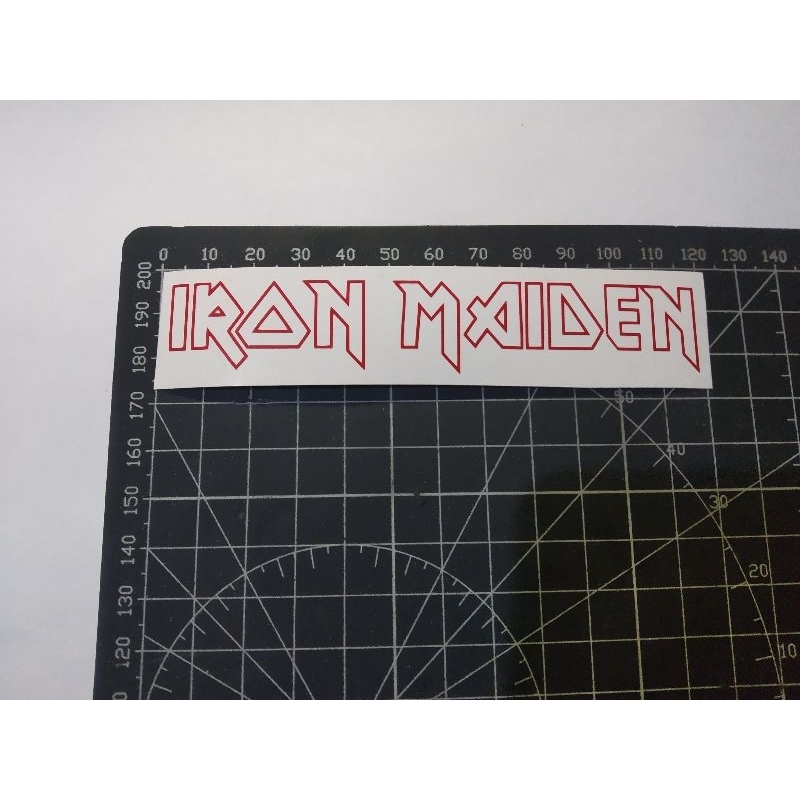 

cutting stiker iron maiden