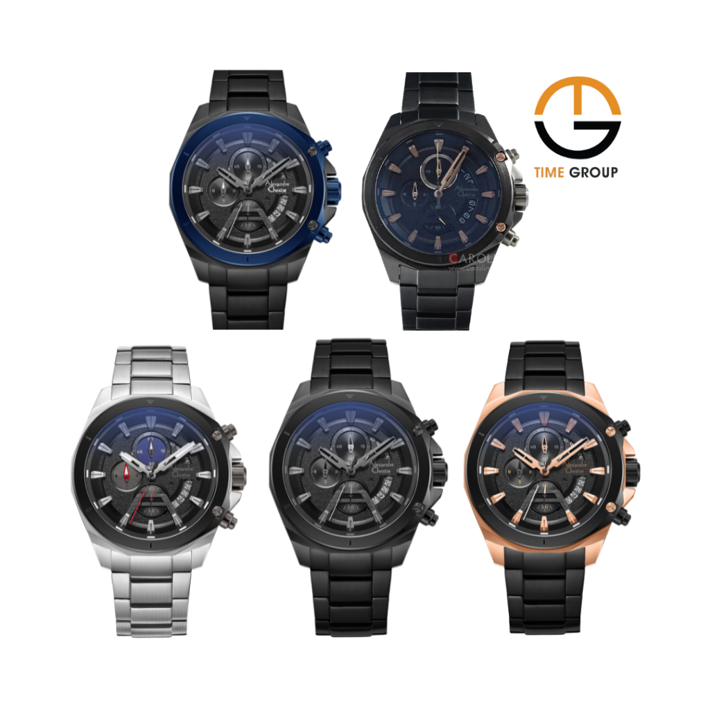 JAM TANGAN PRIA ALEXANDRE CHRISTIE AC6651 AC 6651 MC STAINLESS STEEL